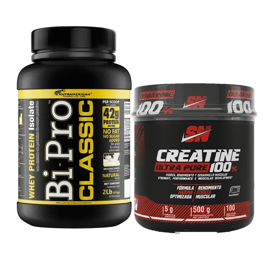 Combo Bi Pro Classic 2 Lb + Creatina Iron 100 Smart Nutrition