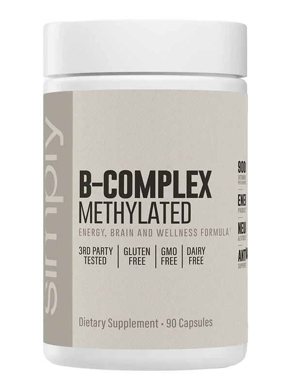 Complejo B B-Complex Methylated 90 Cápsulas - Simply