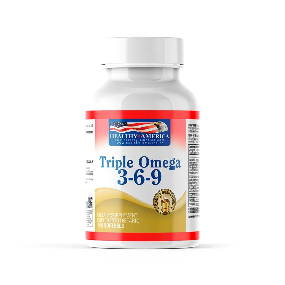 TRIPLE OMEGA 3-6-9 1200MG 120 Softgels - Healthy America