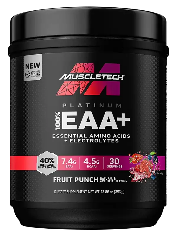EAA Platinum 100% MuscleTech Fruit Punch 30 Servicios
