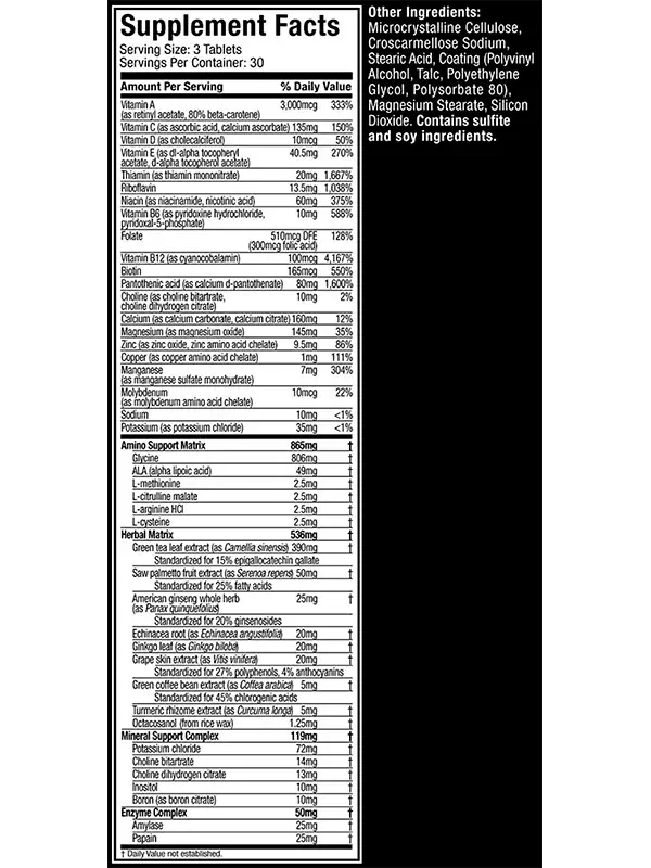 PLATINUM MULTIVITAMIN