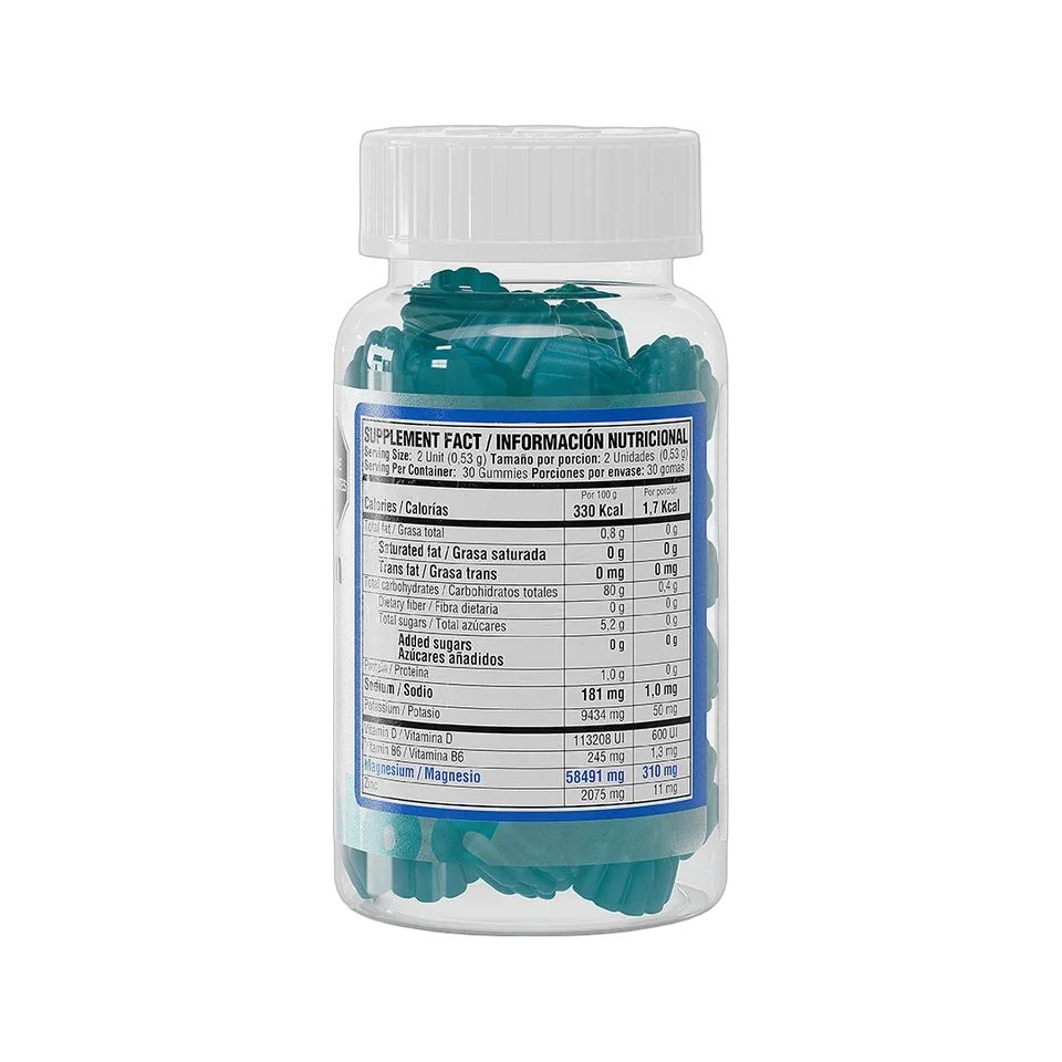MAGNESIUM CITRATE GUMMY RED BERRIES FLAVOR