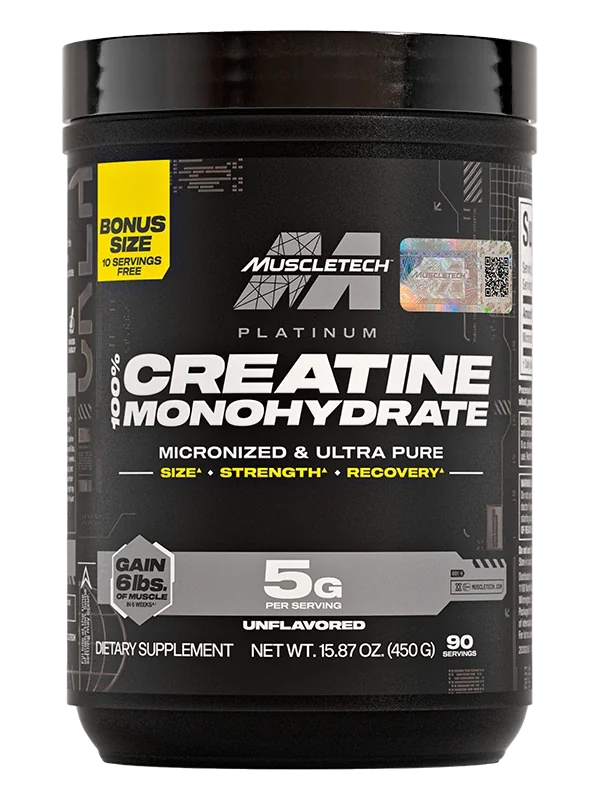 Creatina Platinum 100% Creatine 90 Servicios - MuscleTech